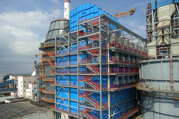 國電諫壁發電廠兩臺100萬千瓦機組配套濕式電除塵器